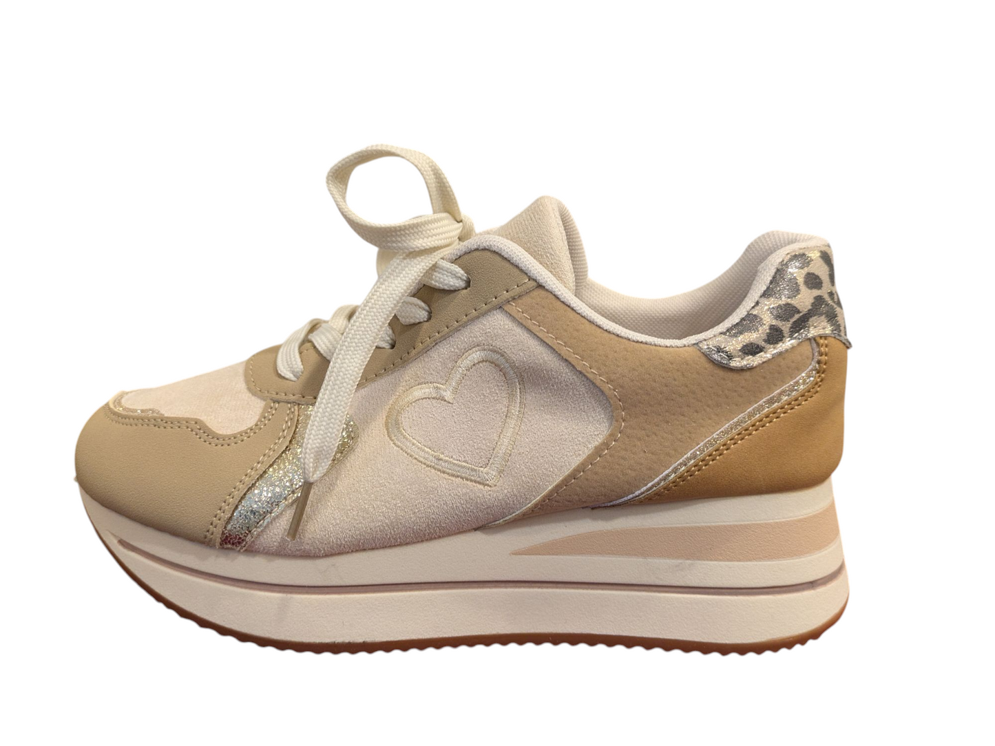 Sneaker beige Leo