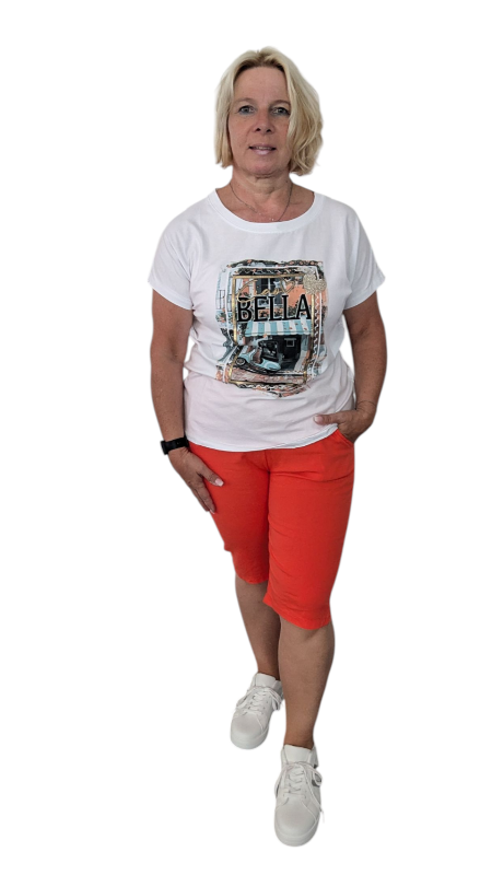 Joggpant "Shorty" orange