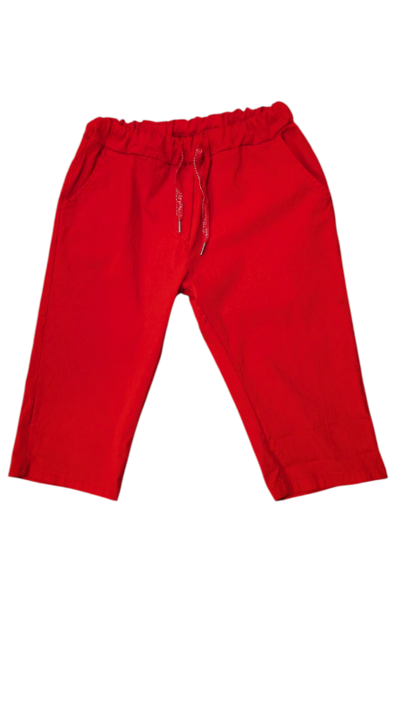 Joggpant "Shorty" rot