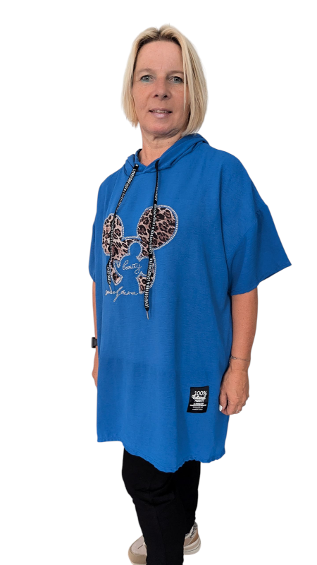 Hoody "Leo Mickey" royalblau