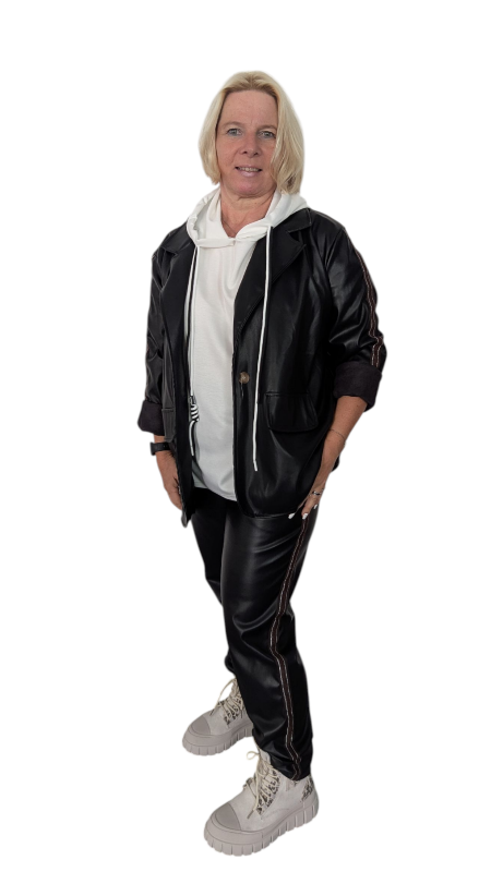 Blazer Leder-Imitat "Chiara"