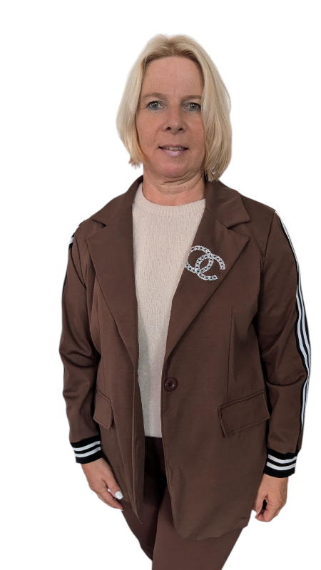 Blazer "Octavia" braun