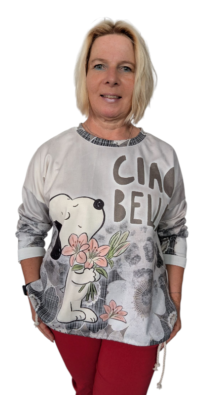Sweatshirt "Ciao Snoopy"