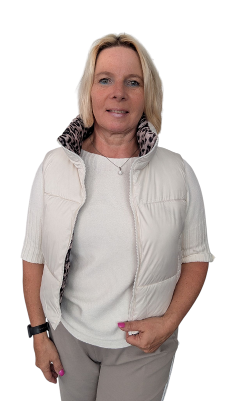 Wendeweste "Leo" creme