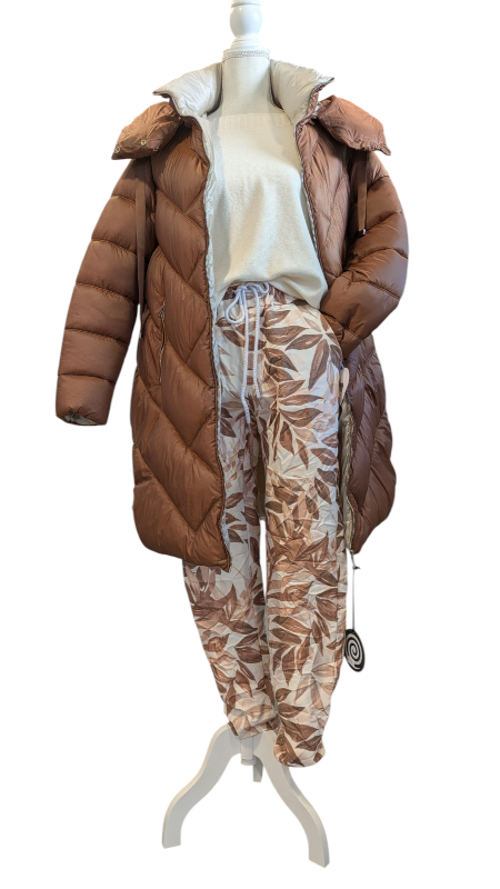 Steppmantel "Arina" cognac