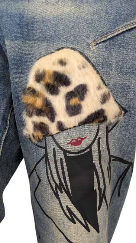 Jeans "Leo-Hut"