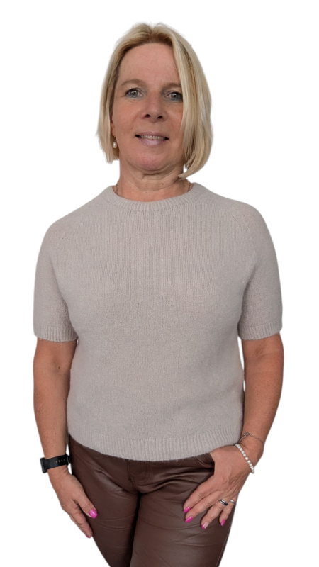 Strickpullover "Alpaca" taupe