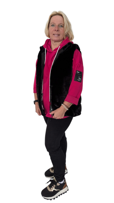 Hoody "Life" pink
