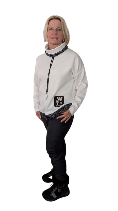 Sweatshirt "Giulia" weiß
