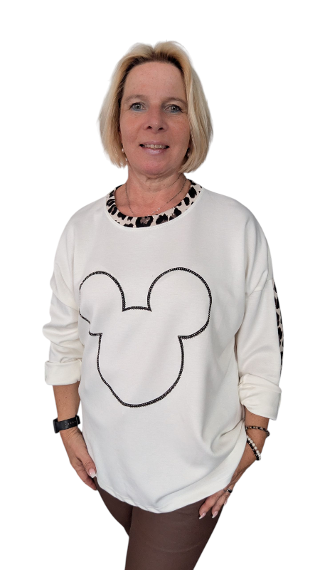Sweatshirt "Micaela"weiß