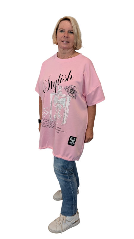T-Shirt "Stylish" rosa