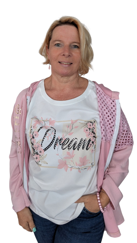T-Shirt "Dream" rosa