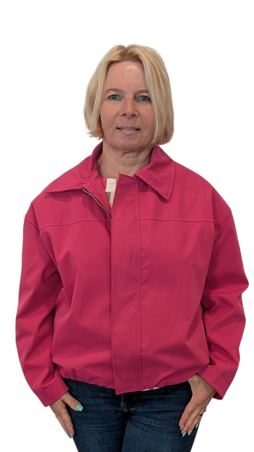Blouson "Cropped" pink