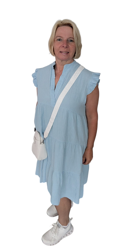 Kleid "Kreta" hellblau