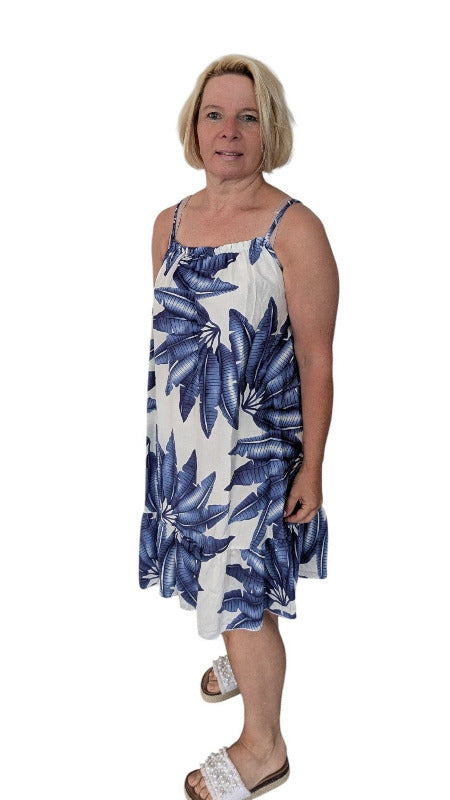 Kleid mit Spaghetti-Träger "Rhodos"