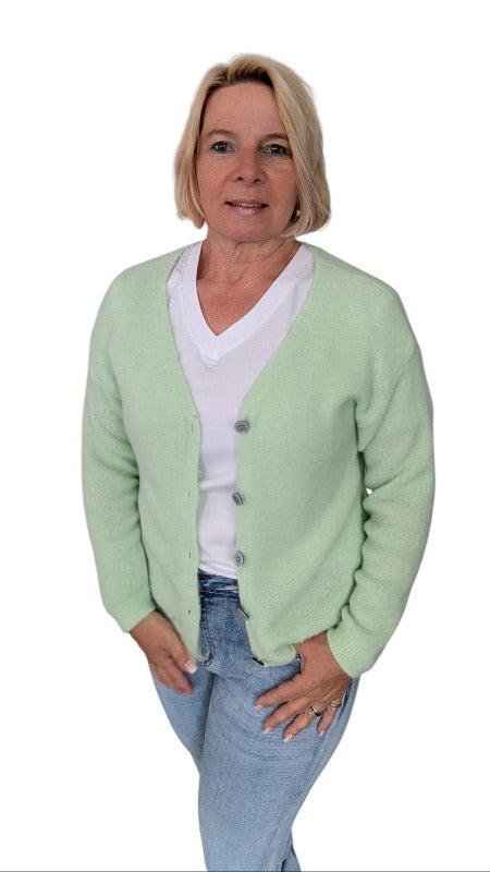 Strickjacke "Limette"