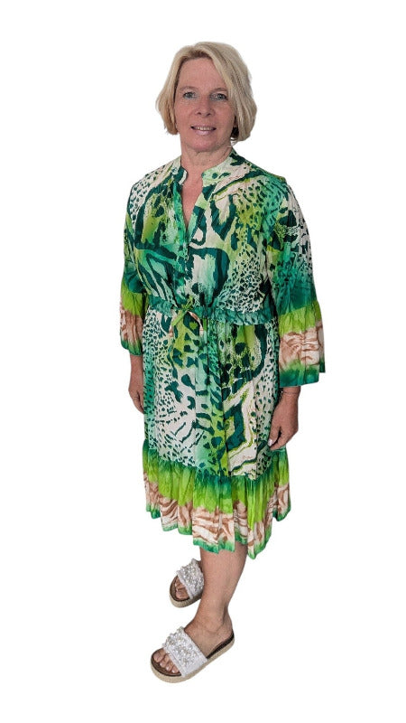 Kleid "Korfu" grün