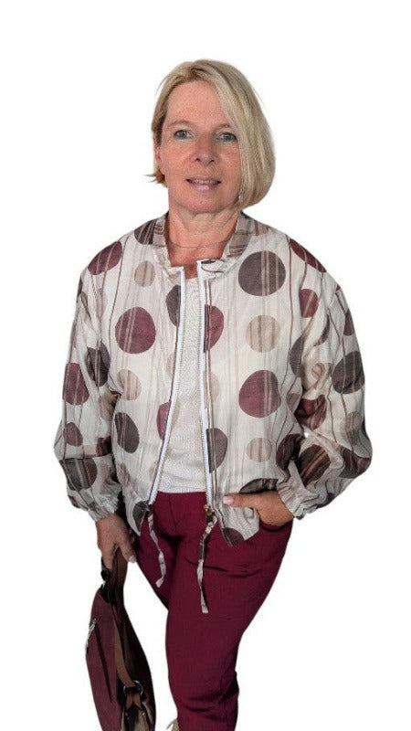 Jacke "Barcelona" creme