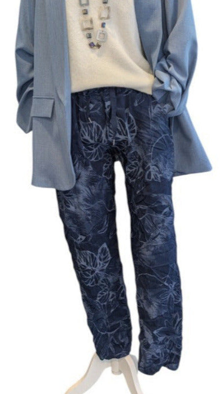 Joggpant "Foglia" jeansblau