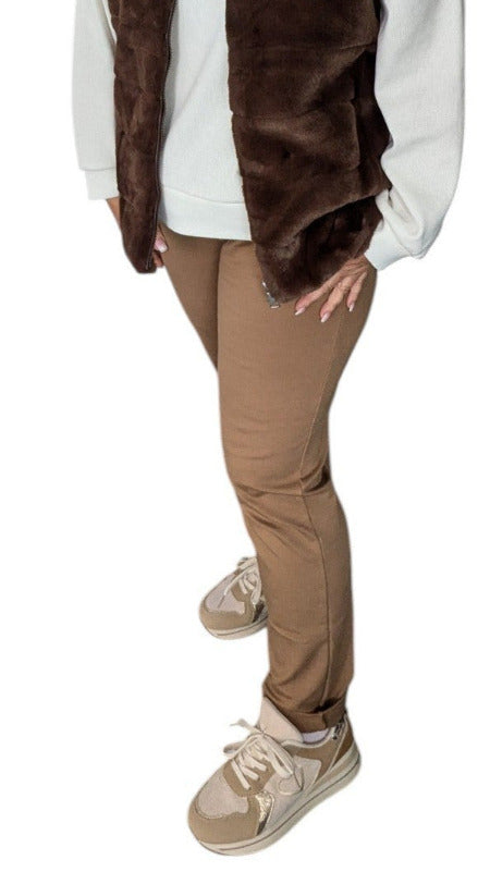Hose "Clara" camel