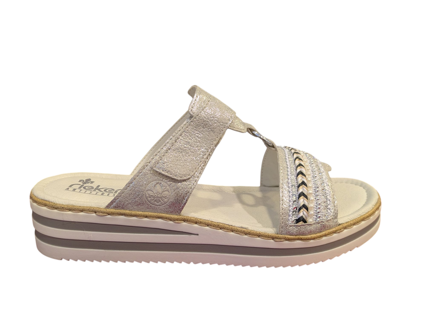 Rieker Pantolette "Grey"