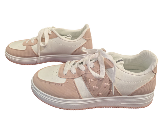 Sneaker altrosa weiß