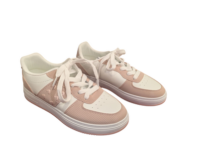 Sneaker altrosa weiß