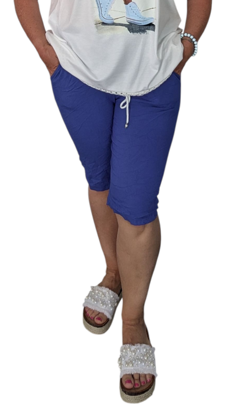 Joggpant "Shorty" royal blau