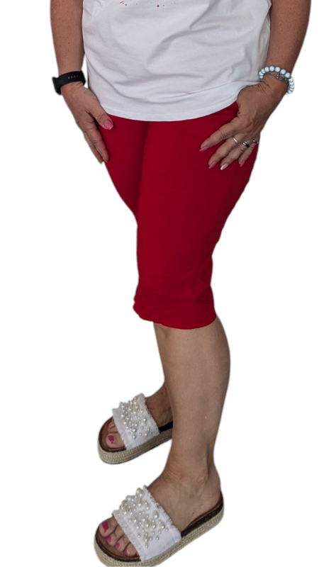 Joggpant "Shorty" rot