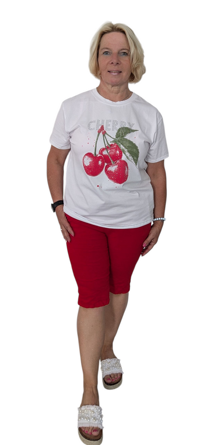 Joggpant "Shorty" rot