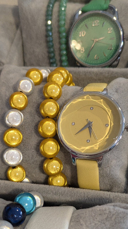 Uhr gelb