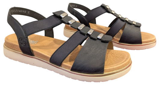Rieker Damen Riemchensandalen "Blue"