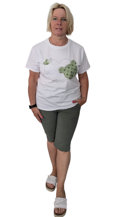 T-Shirt "Bear" grün
