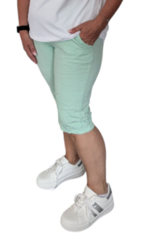 Joggpant "Shorty" lindgrün