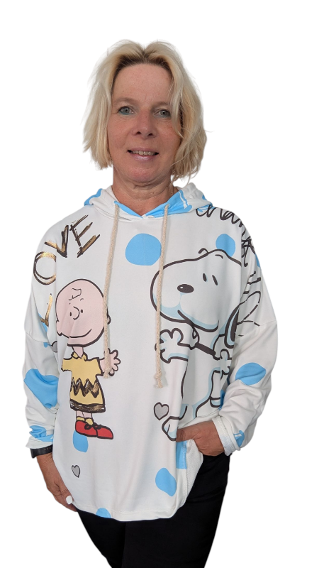 Hoody "Charly" hellblau