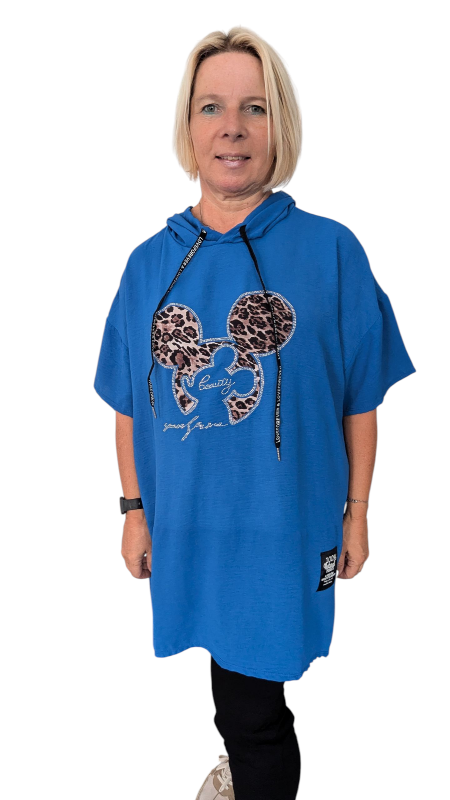 Hoody "Leo Mickey" royalblau