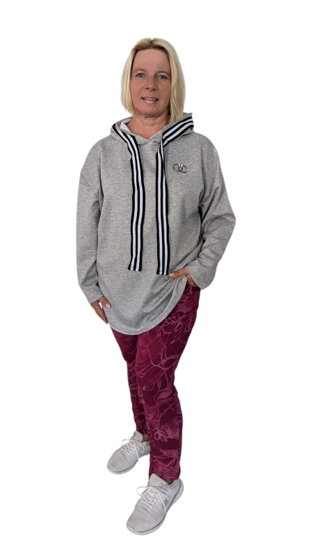 Joggpant "Foglia" weinrot