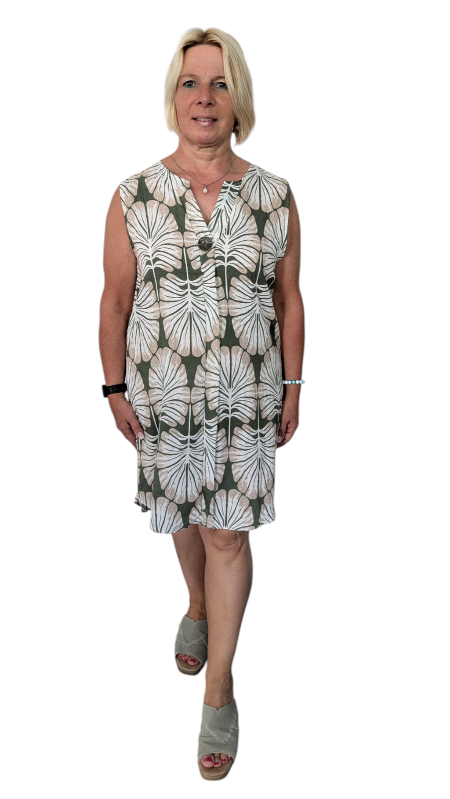 Kleid "Palm" khaki