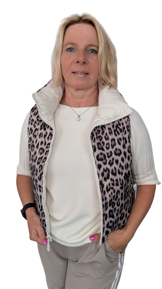 Wendeweste "Leo" creme