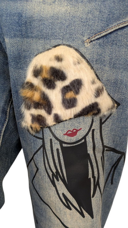 Jeans "Leo-Hut"