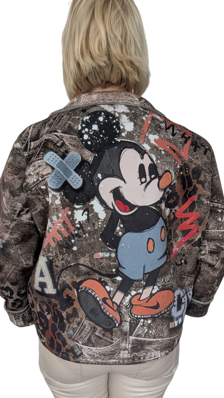 Softchell-Jacke "Mickey" braun