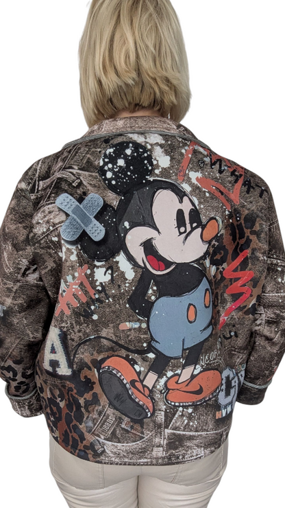 Softchell-Jacke "Mickey" braun