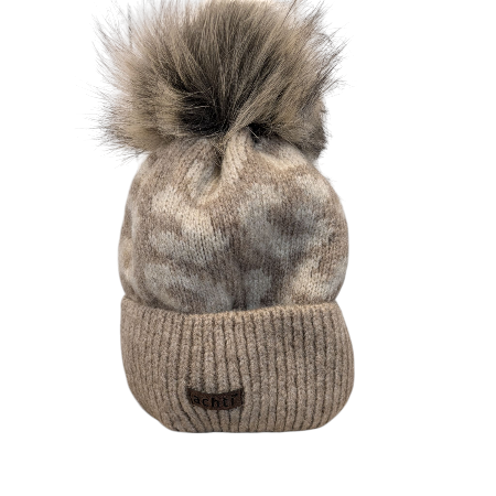 Bommelmütze "Achti" in creme beige