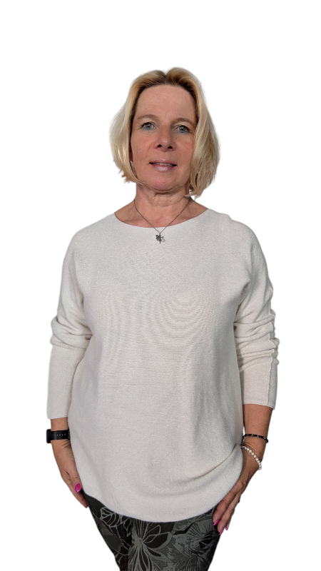 Pullover Strick creme "Maglia"
