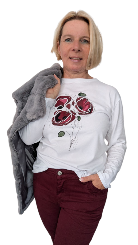 Shirt Langarm "Peonia"