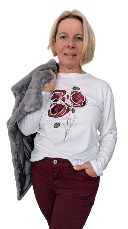 Shirt Langarm "Peonia"