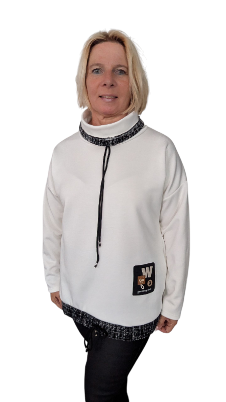 Sweatshirt "Giulia" weiß