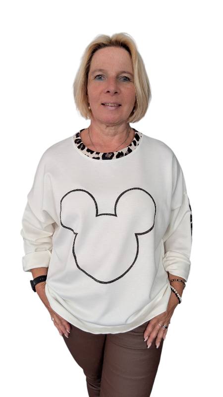 Sweatshirt "Micaela"weiß