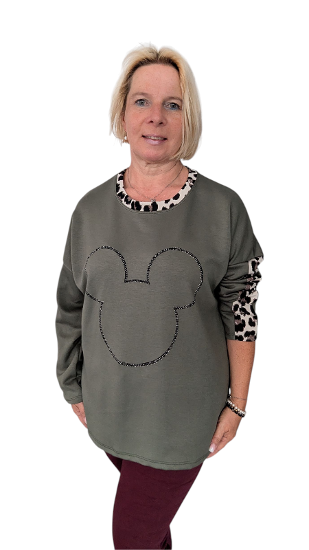 Sweatshirt "Micaela" khaki