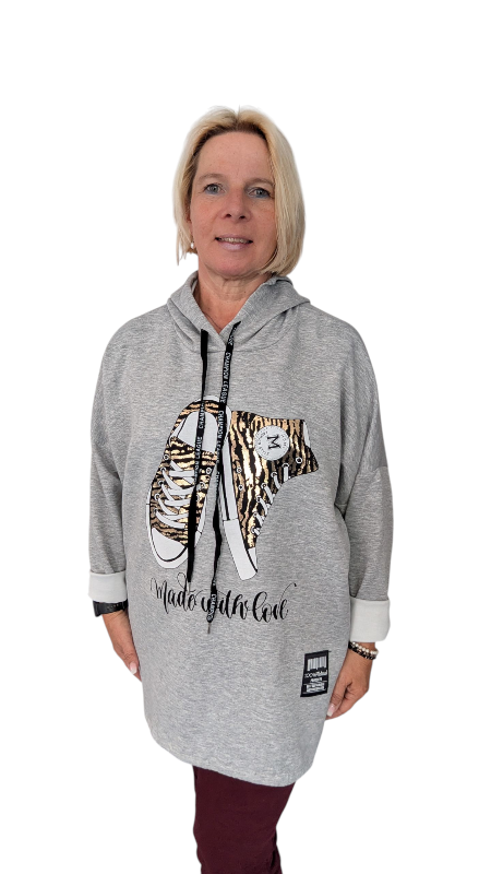 Hoody "Chucks" grau